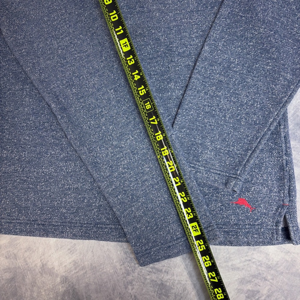 Tommy Bahama Pullover Mens Medium Blue Heathered Long Sleeve Marl Crew Neck Top - Picture 4 of 8